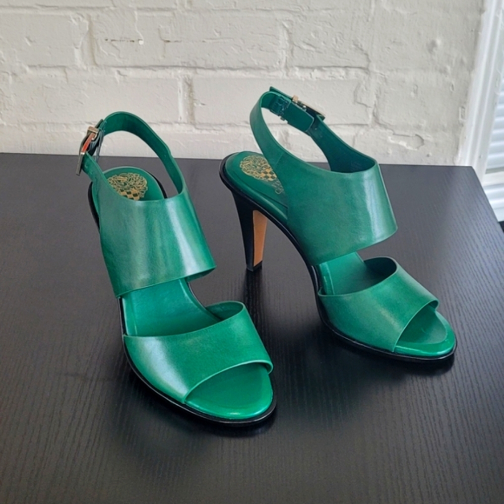Emerald Heeled Sandals | 10 | Vince Camuto